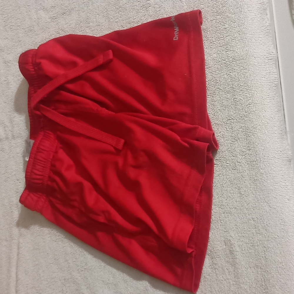 Athletic Works Red Athletic Shorts Lightweight Performance Drawstring - Picture 2 of 5